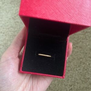 Mini Circle ring - 18k rose gold